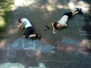 29.06.2021 – Malování na chodníku 3.B – Album - fotografie 8